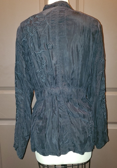 JOHNNY WAS CRAWFORD CUPRA JACKET SM. - Picture 5 of 7